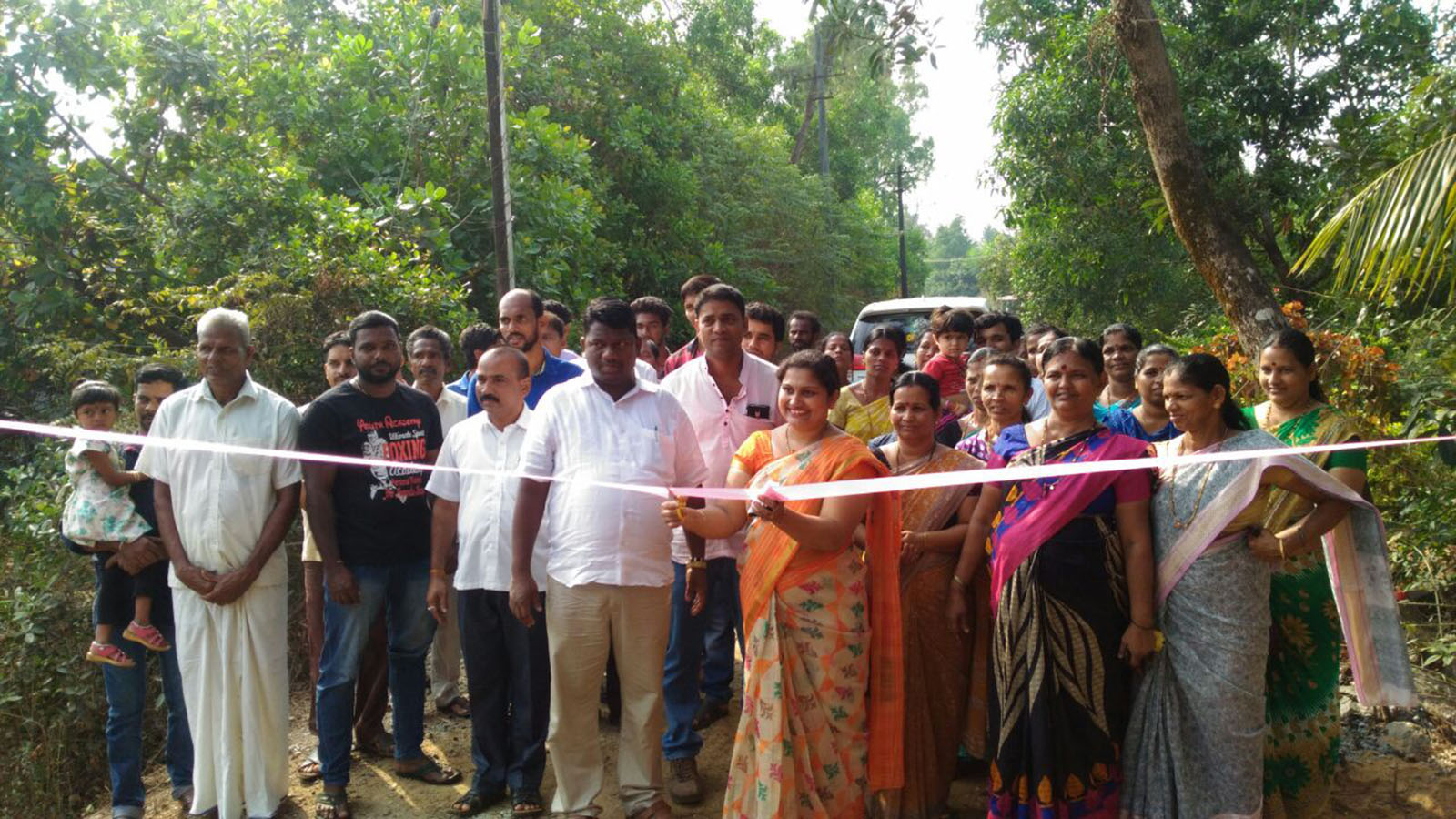 ಉಡುಪಿ; ಕಾಂಕ್ರಿಟೀಕರಣಗೊಂಡ ರಸ್ತೆ ಉದ್ಘಾಟನೆ